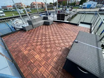 Das Gebäude in dem sich das Boot befindet