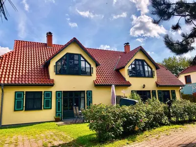 Das Gebäude in dem sich die Ferienwohnung befindet