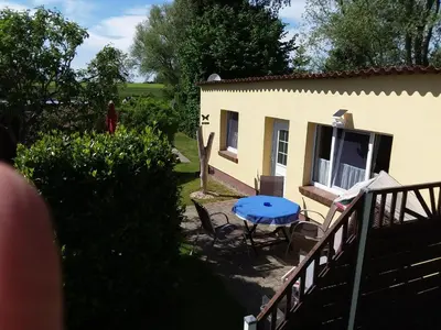Das Gebäude in dem sich die Ferienwohnung befindet