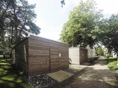 Das Gebäude in dem sich die Ferienwohnung befindet