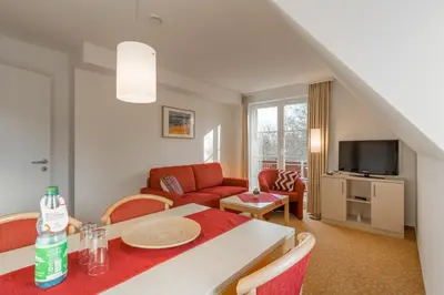 TV/Unterhaltungsangebot in der Unterkunft 2 Raum Ferienwohnung Ostseeperle Superior