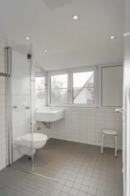 Ein Badezimmer in der Unterkunft 2 Raum Ferienwohnung Ostseeperle Superior