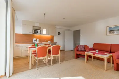 Küche/Küchenzeile in der Unterkunft 2 Raum Wohnung Exklusiv