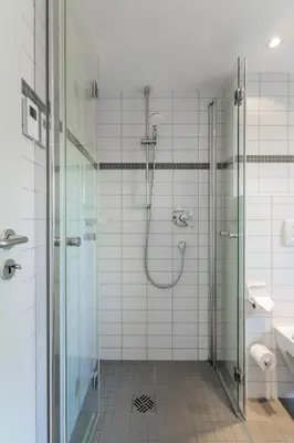Ein Badezimmer in der Unterkunft 2 Raum Wohnung Exklusiv