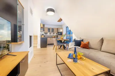 Küche/Küchenzeile in der Unterkunft Haus Seekristall Zingst