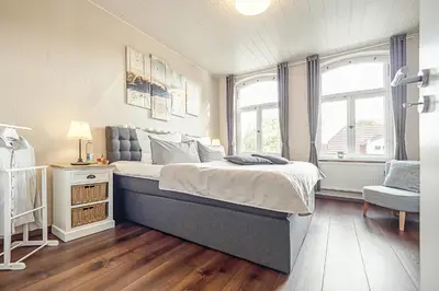Ein Bett oder Betten in einem Zimmer der Unterkunft Villa Mare Whg6