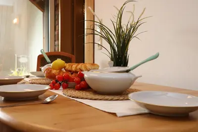 Essen in der Ferienwohnung oder in der Nähe