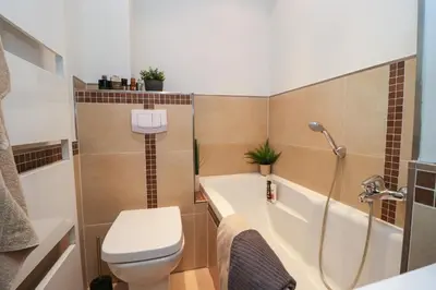 Ein Badezimmer in der Unterkunft Haus Nastassja App 04