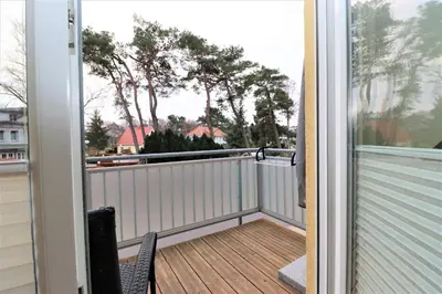 Ein Balkon oder eine Terrasse in der Unterkunft 