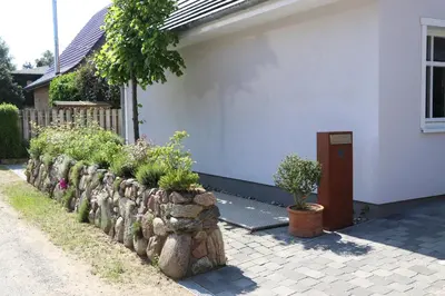 Ein Garten an der Unterkunft App 
