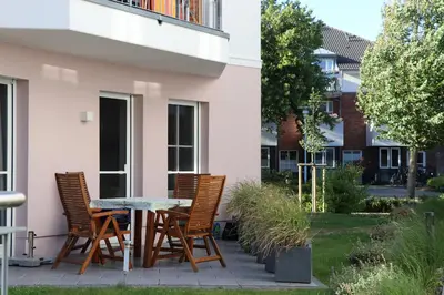 Das Gebäude in dem sich die Ferienwohnung befindet