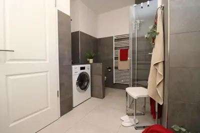 Ein Badezimmer in der Unterkunft Sonnenseite App 23