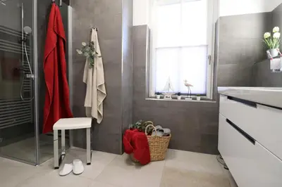 Ein Badezimmer in der Unterkunft Sonnenseite App 23