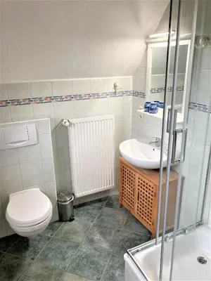 Ein Badezimmer in der Unterkunft Töpferweg 06 Georgia