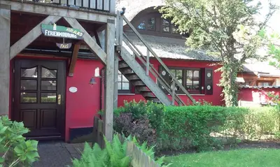 Das Gebäude in dem sich die Ferienwohnung befindet