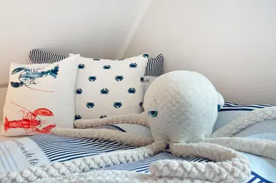 Ein Bett oder Betten in einem Zimmer der Unterkunft Mondzauber