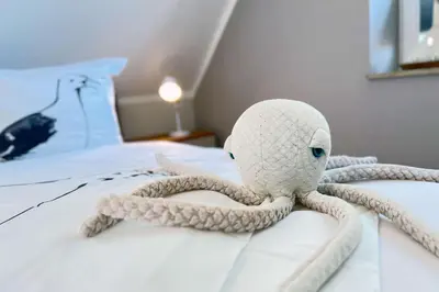 Ein Bett oder Betten in einem Zimmer der Unterkunft Sonnenschein