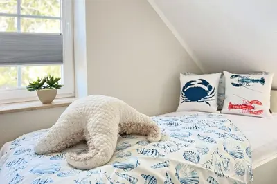 Ein Bett oder Betten in einem Zimmer der Unterkunft Sonnenschein