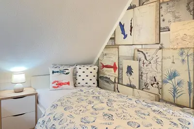 Ein Bett oder Betten in einem Zimmer der Unterkunft Sonnenschein
