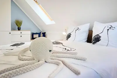 Ein Bett oder Betten in einem Zimmer der Unterkunft Sonnenschein