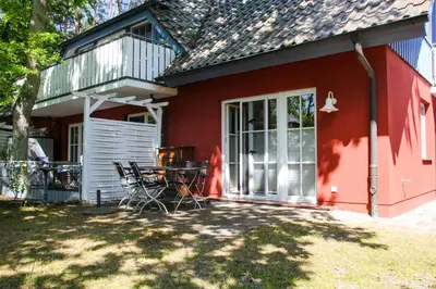 Das Gebäude in dem sich die Ferienwohnung befindet