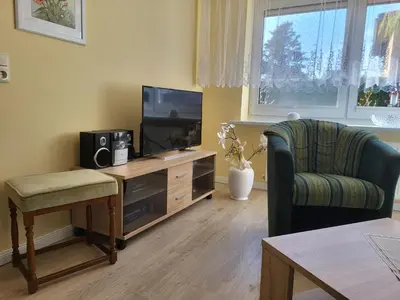 TV/Unterhaltungsangebot in der Unterkunft Anikas Ferienwohnung 2