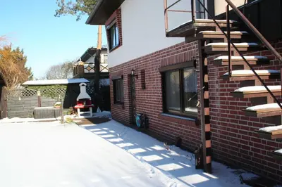 Das Gebäude in dem sich die Ferienwohnung befindet