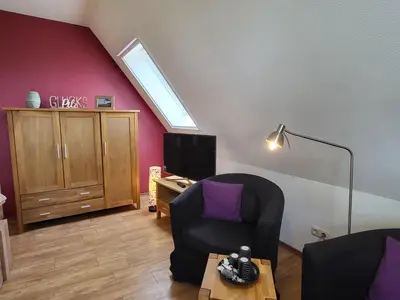 Ein Sitzbereich in der Unterkunft Appartement Bianca