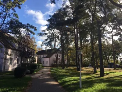 Ein Garten an der Unterkunft Ferienwohnung Kleine Brise