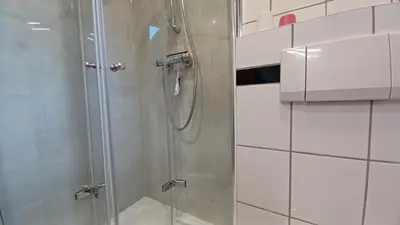 Ein Badezimmer in der Unterkunft Bei Ziegers Ferienhaus