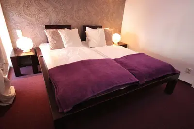 Ein Bett oder Betten in einem Zimmer der Unterkunft Ferienwohnung Christl