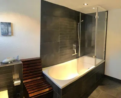 Ein Badezimmer in der Unterkunft Ferienwohnung Christl