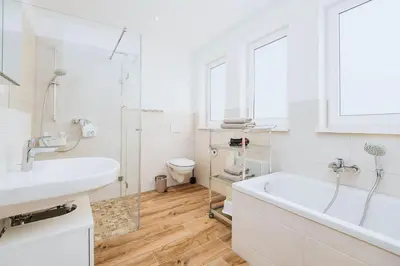 Ein Badezimmer in der Unterkunft Zur Oie 27