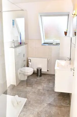 Ein Badezimmer in der Unterkunft Martha-Müller-Grählert-Weg 7 8 Wg 8