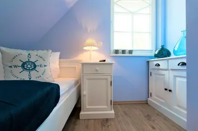 Küche/Küchenzeile in der Unterkunft Am Lütten Bagen Haus Attila