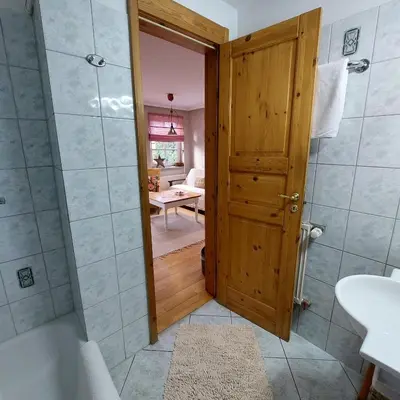 Ein Badezimmer in der Unterkunft Winter's Ferienwohnungen in Prerow
