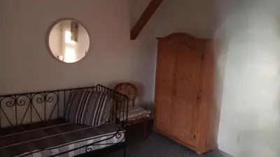 Ein Bett oder Betten in einem Zimmer der Unterkunft boddenbackpacker