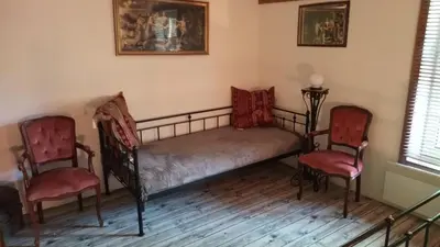 Ein Bett oder Betten in einem Zimmer der Unterkunft boddenbackpacker