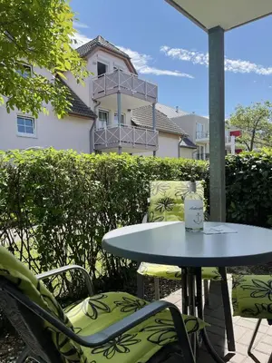 Das Gebäude in dem sich die Ferienwohnung befindet