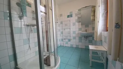 Ein Badezimmer in der Unterkunft Strandhaus Jonathan 4 OG