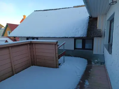 Haus 1795 Storchennest im Winter