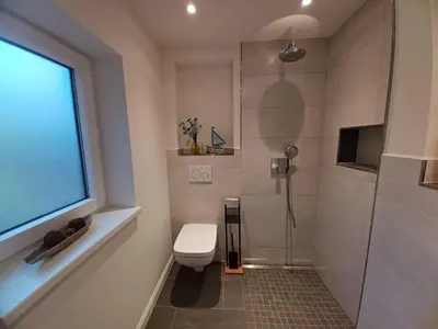 Ein Badezimmer in der Unterkunft Haus 1795 Schwalbennest