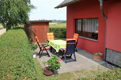 Ein Garten an der Unterkunft Ferienhaus Moeller