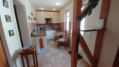Küche/Küchenzeile in der Unterkunft Ferienhaus Swantje