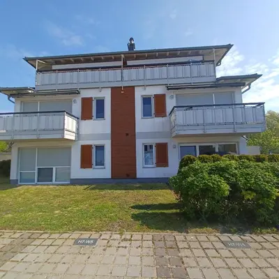 Das Gebäude in dem sich die Ferienwohnung befindet