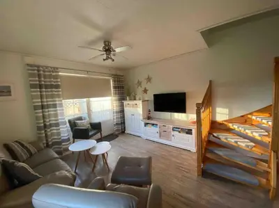 TV/Unterhaltungsangebot in der Unterkunft Charmantes lütt Eckhus Zingst
