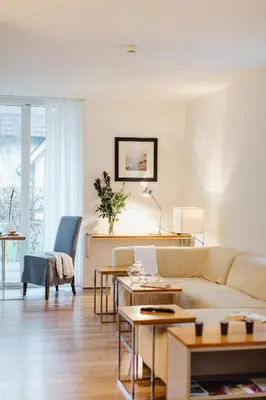 Ein Sitzbereich in der Unterkunft M2 Living Apartment No 1