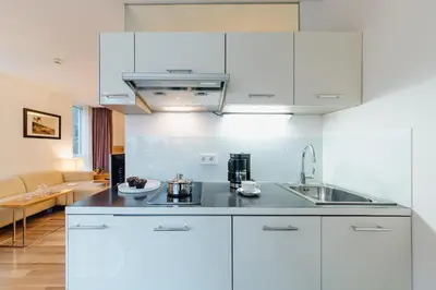 Küche/Küchenzeile in der Unterkunft M2 Living Apartment No 1