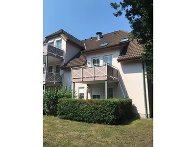 Das Gebäude in dem sich die Ferienwohnung befindet