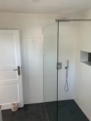 Ein Badezimmer in der Unterkunft Haus 